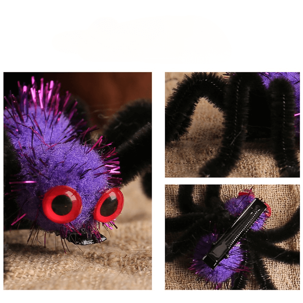Araignée de 8 cm avec clip