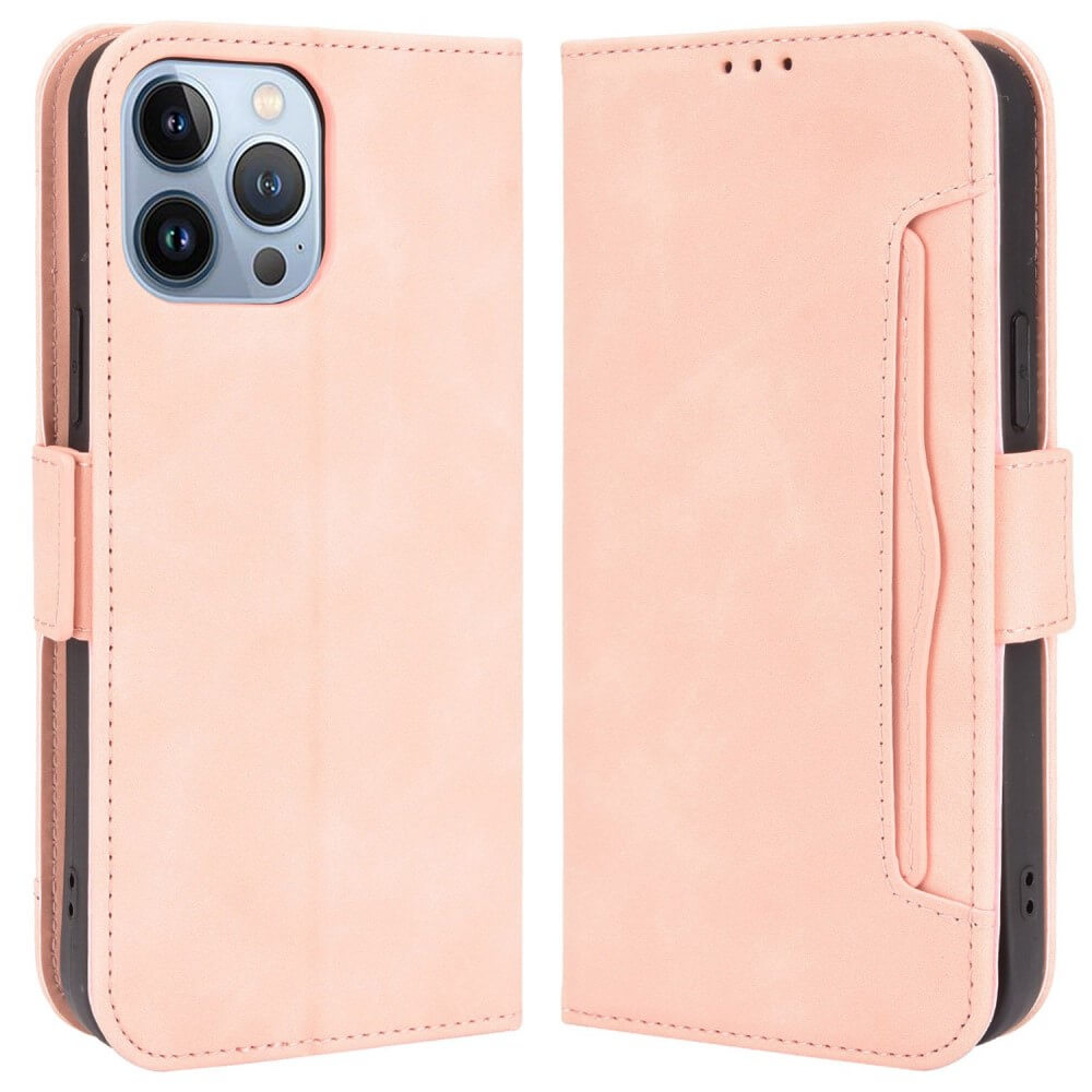 iPhone 14 / 13- Etui mit vielen Kartenfächern
