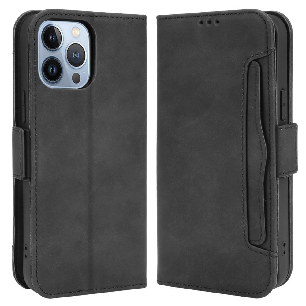 iPhone 14 / 13- Etui mit vielen Kartenfächern