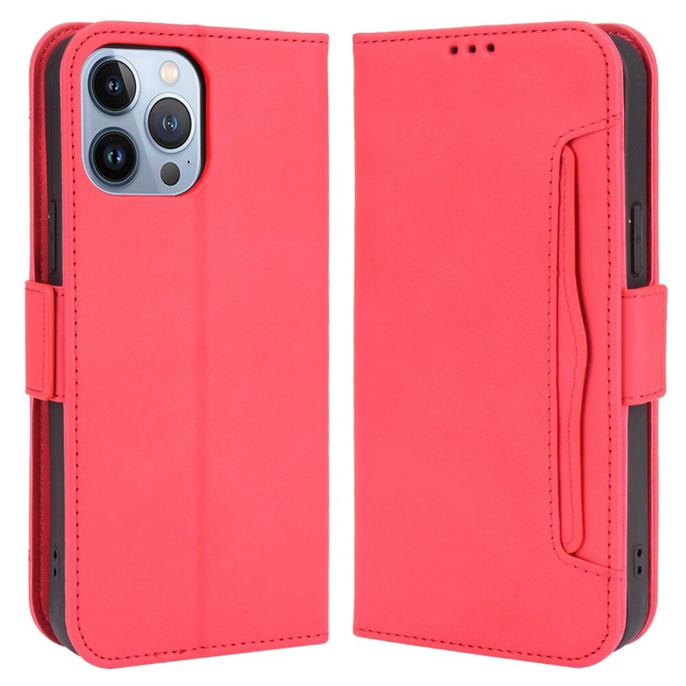 iPhone 14 / 13- Etui mit vielen Kartenfächern