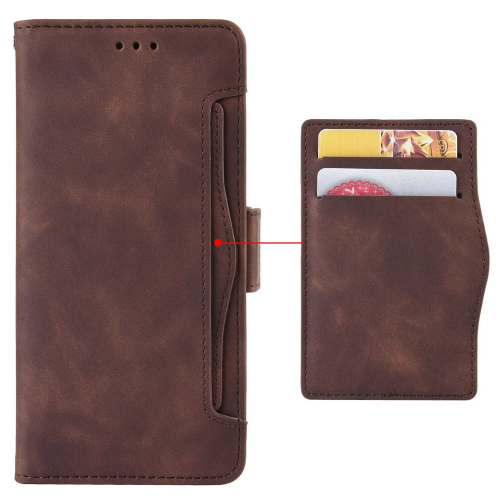iPhone 14 / 13- Etui mit vielen Kartenfächern