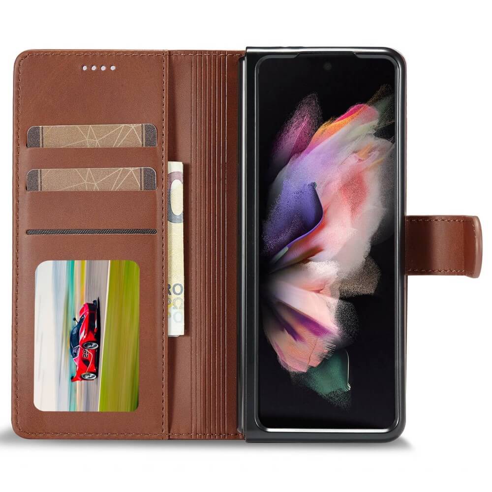 Galaxy Z Fold4 5G - Leather Case Cover