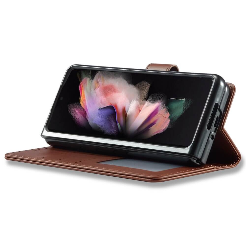 Galaxy Z Fold4 5G - Leather Case Cover