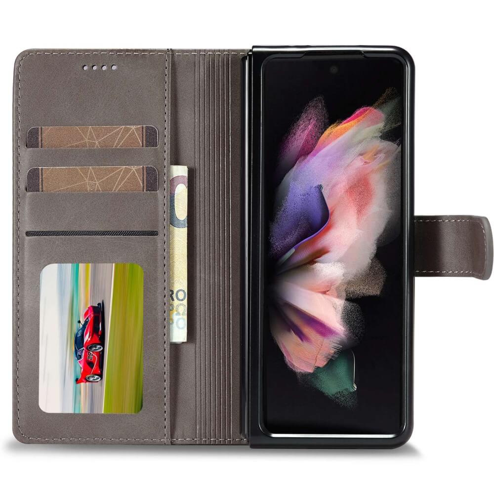 Galaxy Z Fold4 5G - Leather Case Cover