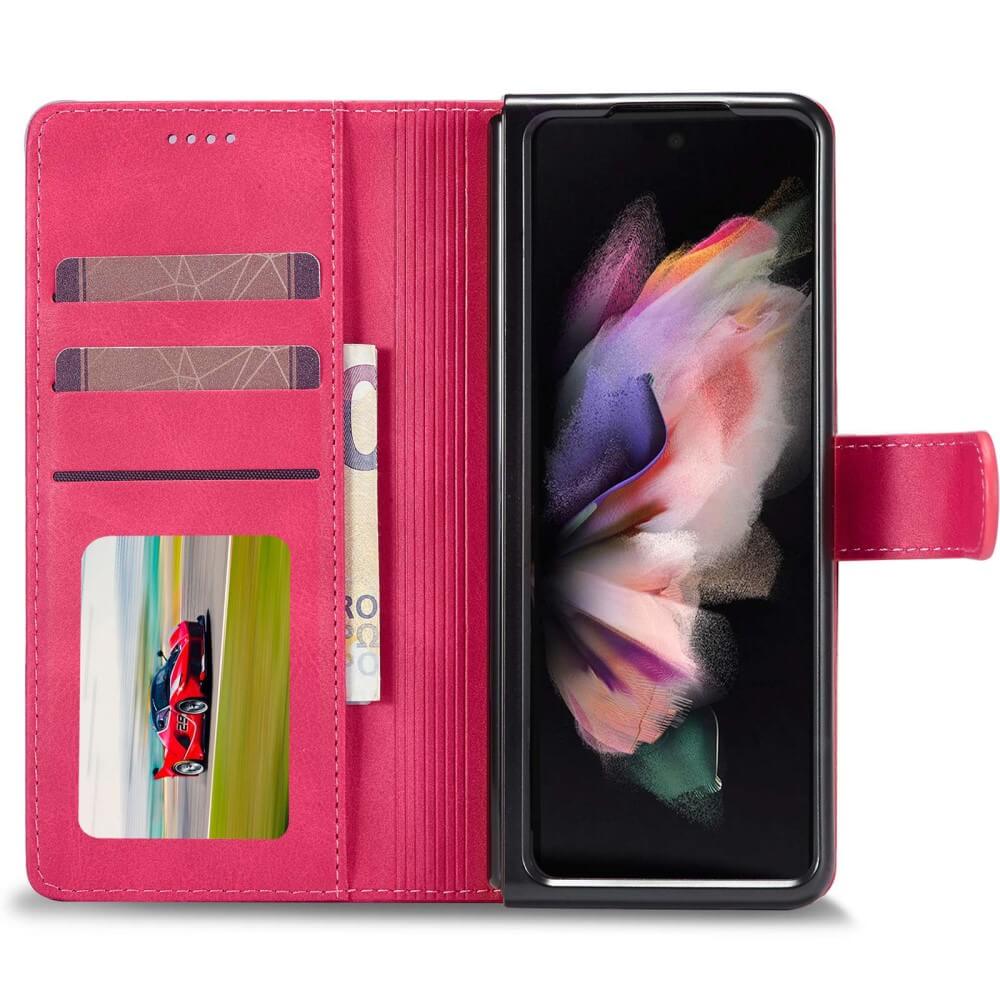 Galaxy Z Fold4 5G - Leather Case Cover