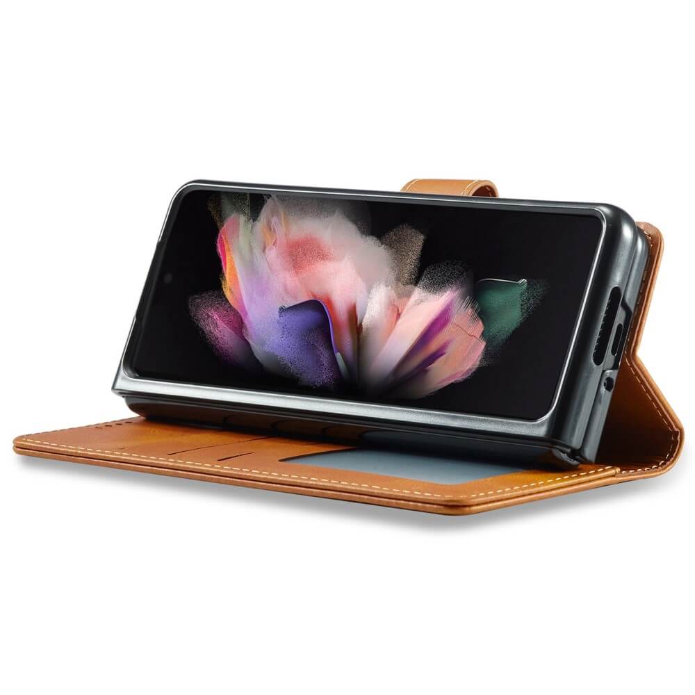 Galaxy Z Fold4 5G - Leather Case Cover