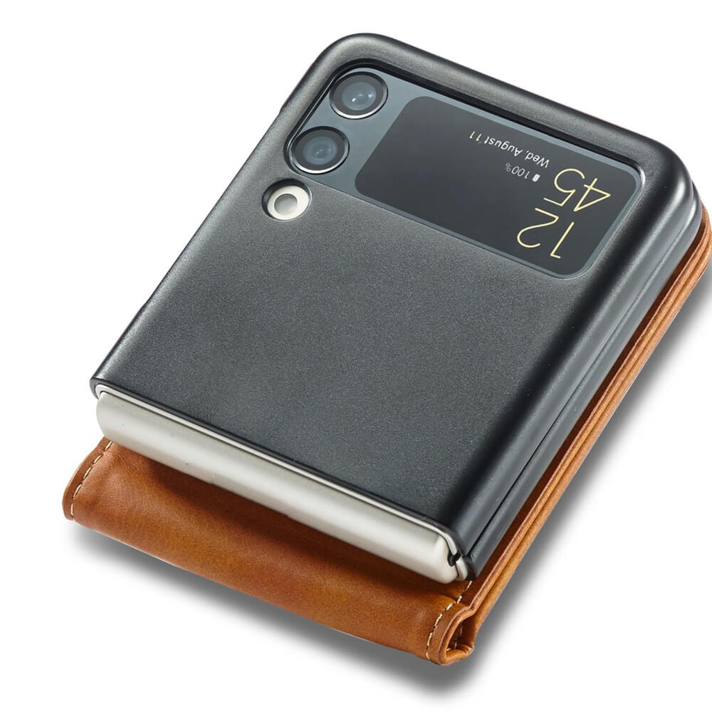 Galaxy Z Flip4 5G - Custodia protettiva pieghevole nera