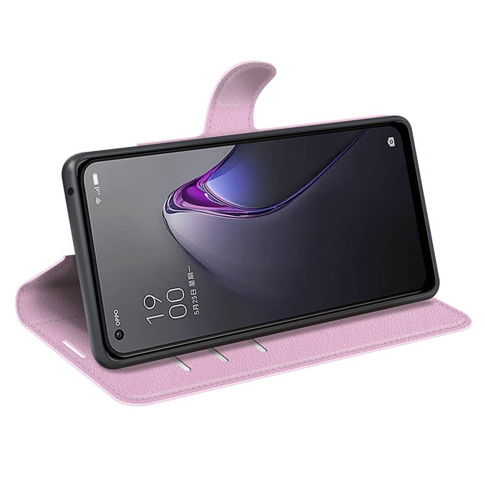 OPPO Reno8 - Leder Etui Hülle