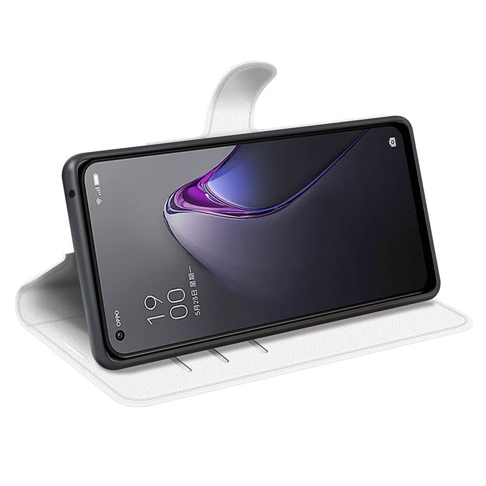 OPPO Reno8 - Leder Etui Hülle
