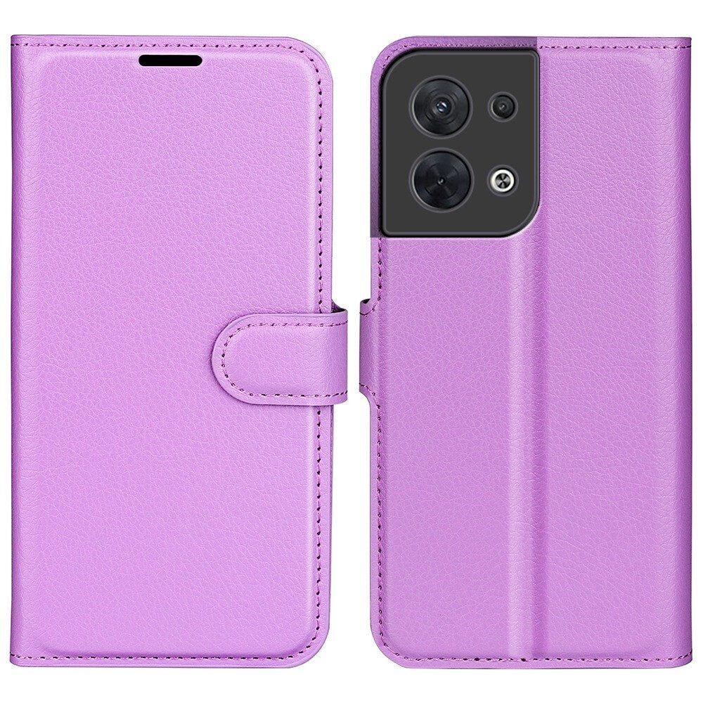 OPPO Reno8 - Leder Etui Hülle