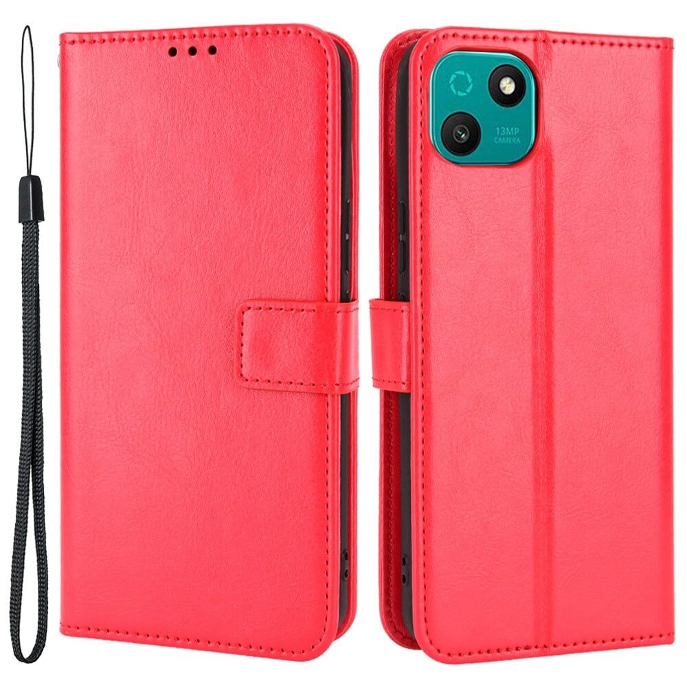 Wiko T10 - Leder Etui Hülle