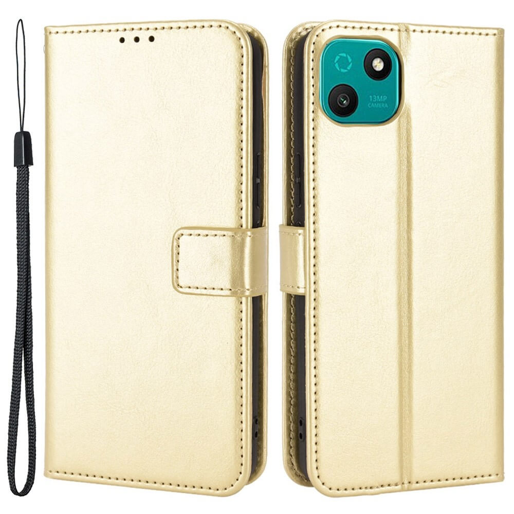 Wiko T10 - Leder Etui Hülle