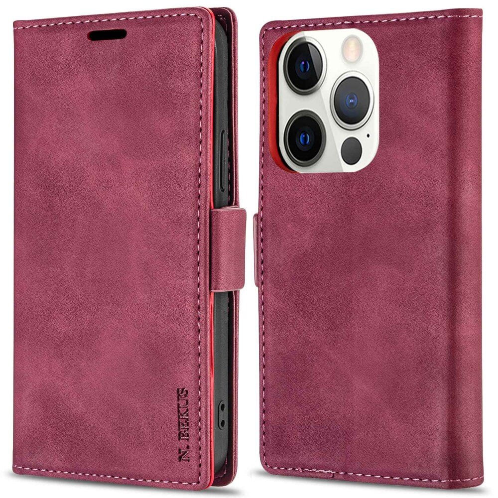 iPhone 14 Pro - N.Bekus ÉTui De Protection Flip Case