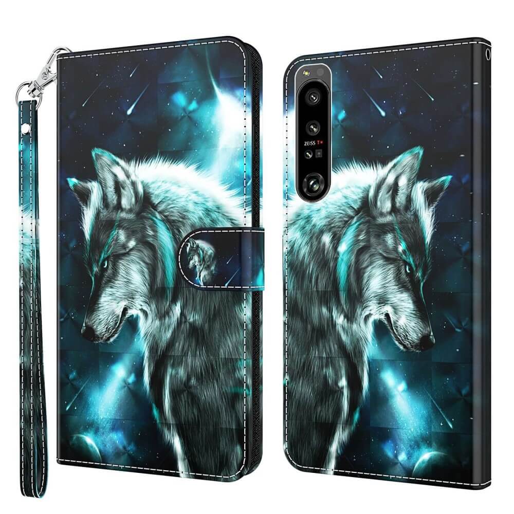 Sony Xperia 1 IV - Etui Hülle Glitzer Effekt