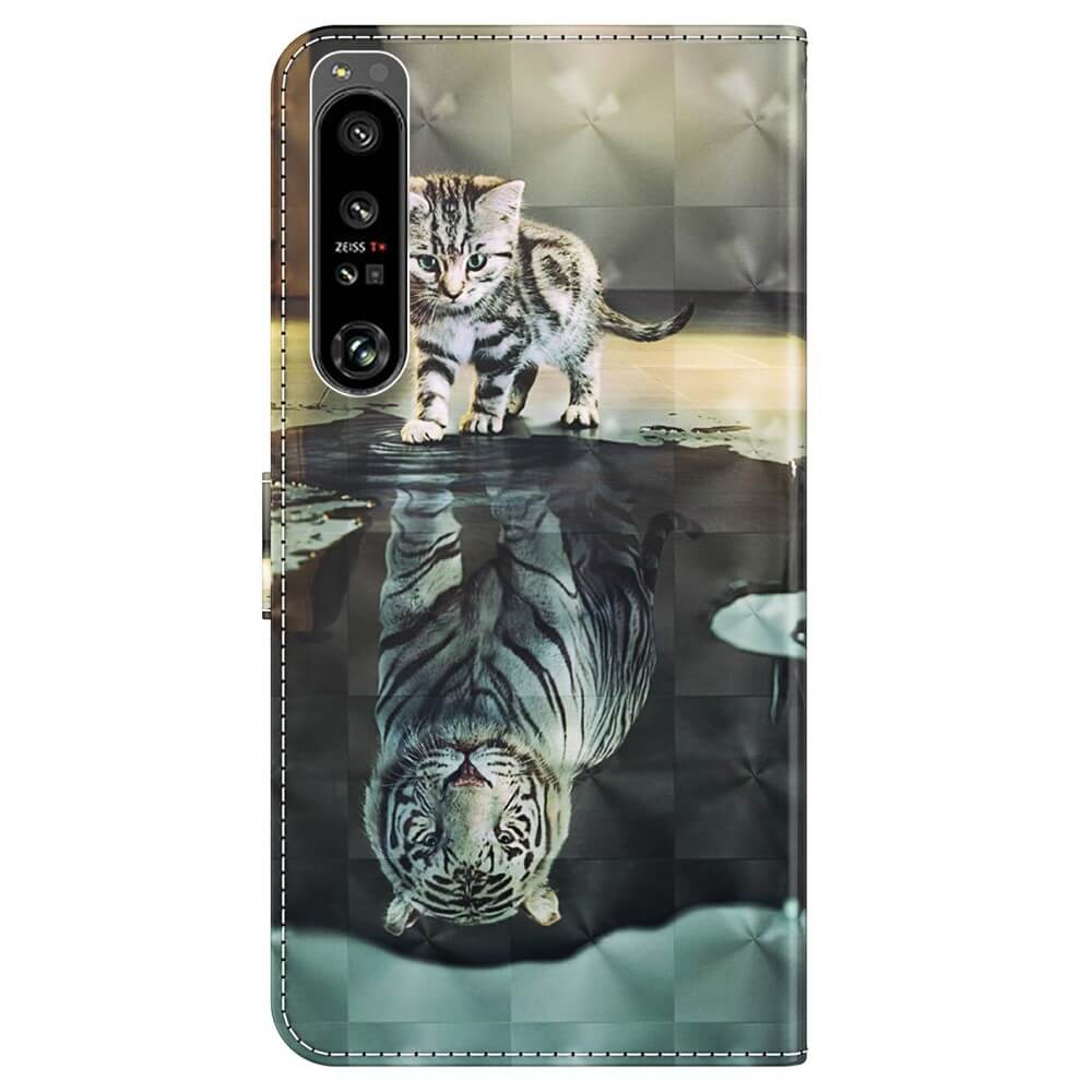 Sony Xperia 1 IV - Etui Hülle Glitzer Effekt