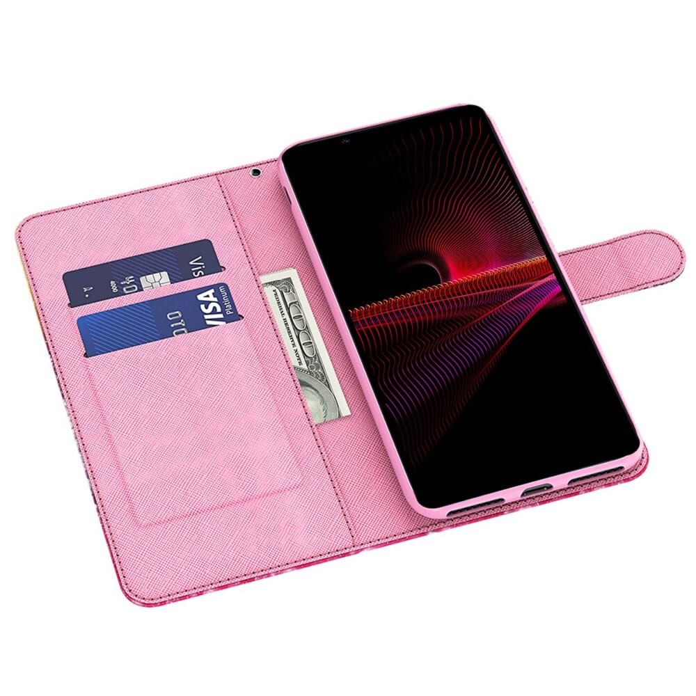 Sony Xperia 1 IV - Etui Hülle Glitzer Effekt