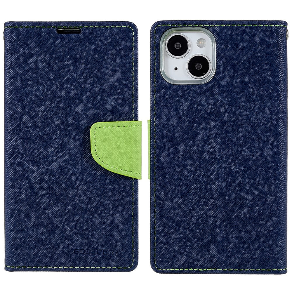 iPhone 14 Plus - Goospery Fancy Case Cover nero/marrone
