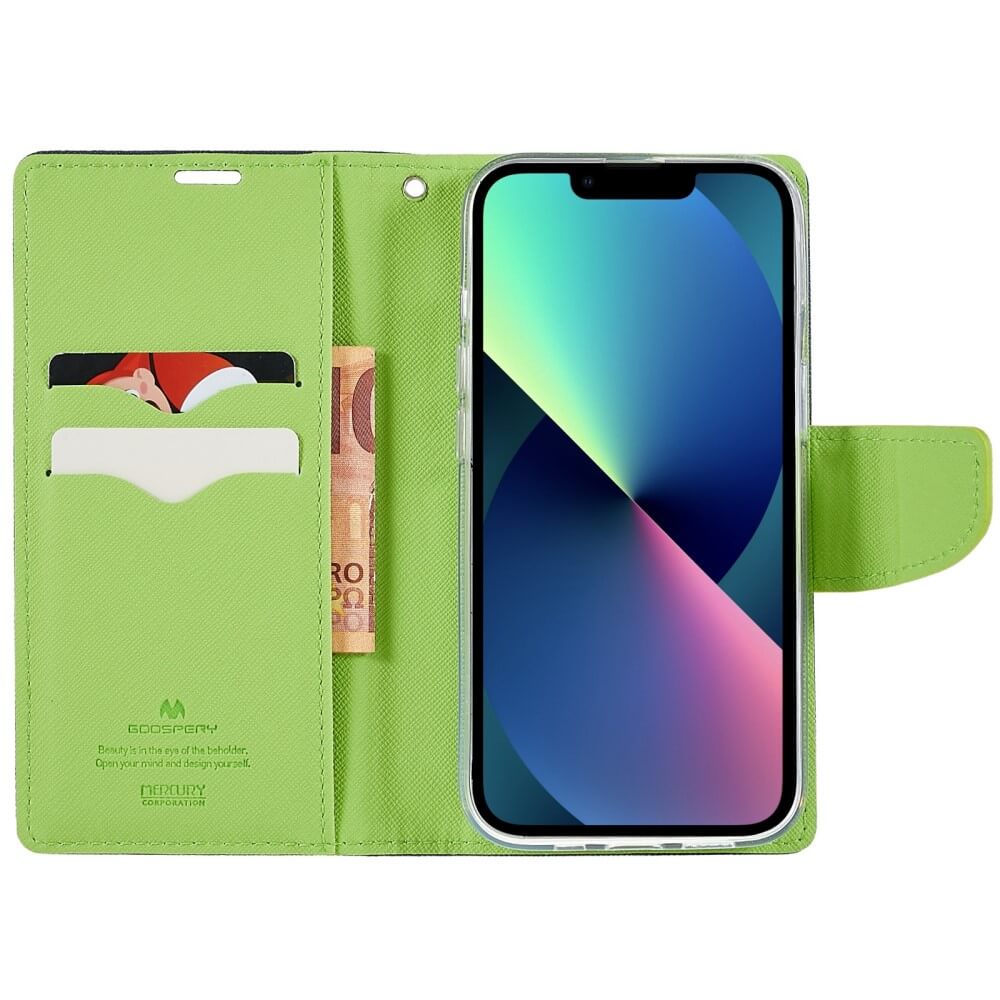 iPhone 14 Plus - Goospery Fancy Case Cover nero/marrone