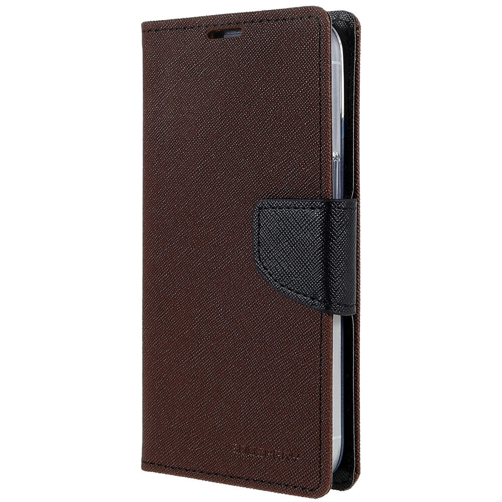 iPhone 14 Plus - Goospery Fancy Case Cover nero/marrone