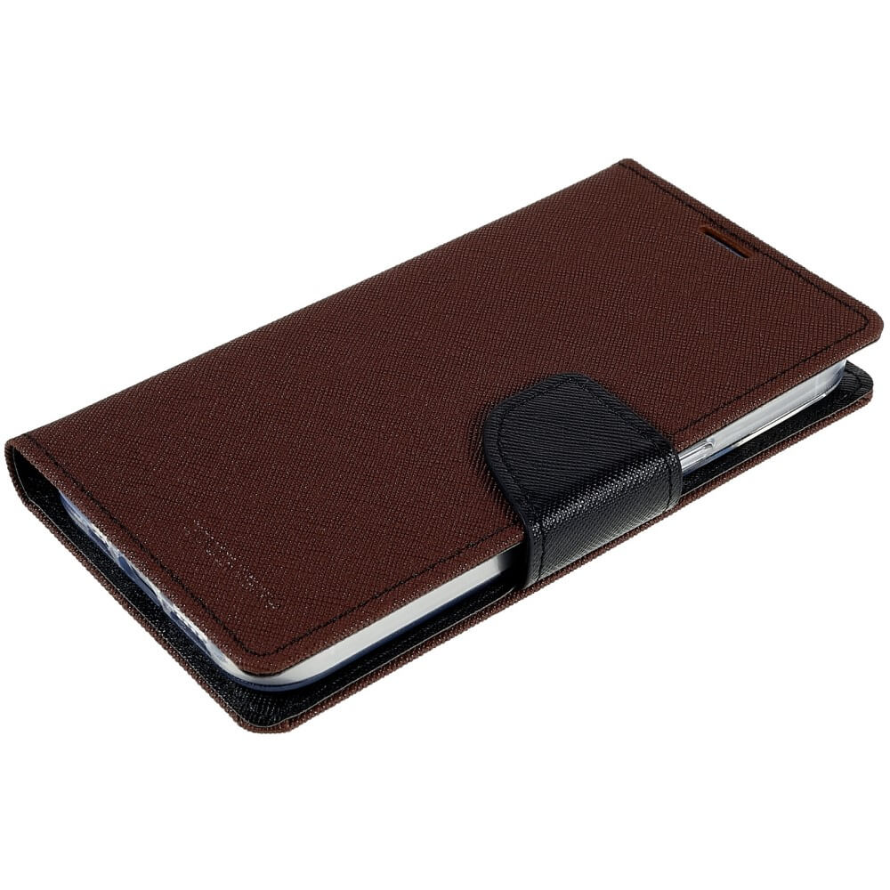 iPhone 14 Plus - Goospery Fancy Case Cover nero/marrone