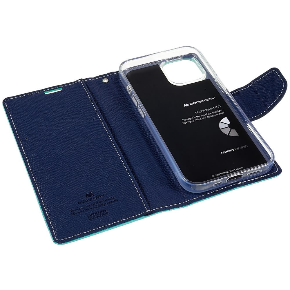 iPhone 14 - Goospery Fancy Case Cover nero/marrone