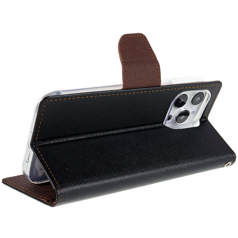 iPhone 14 Pro Max - Goospery Fancy Case Cover marrone