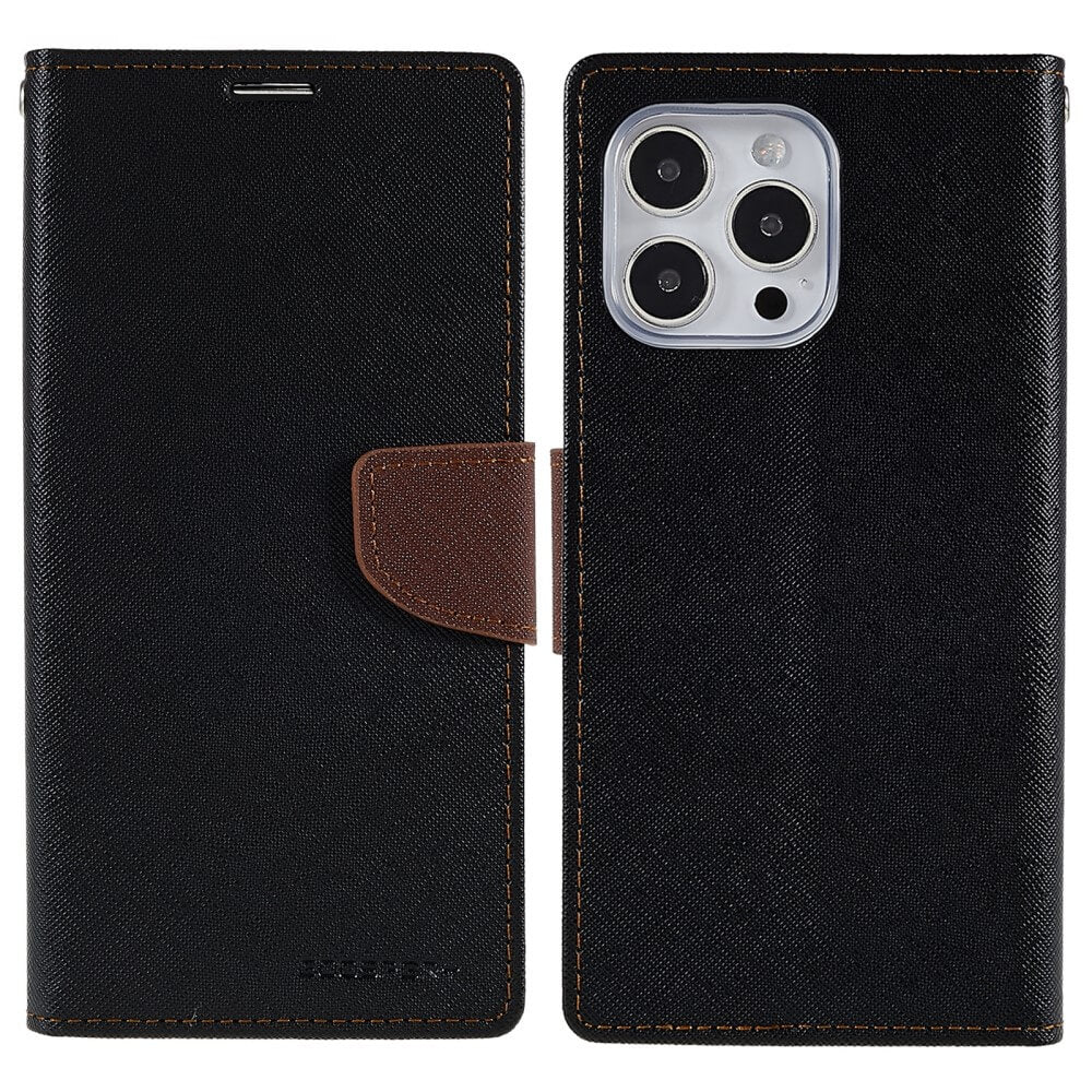 iPhone 14 Pro Max - Goospery Fancy Case Cover marrone