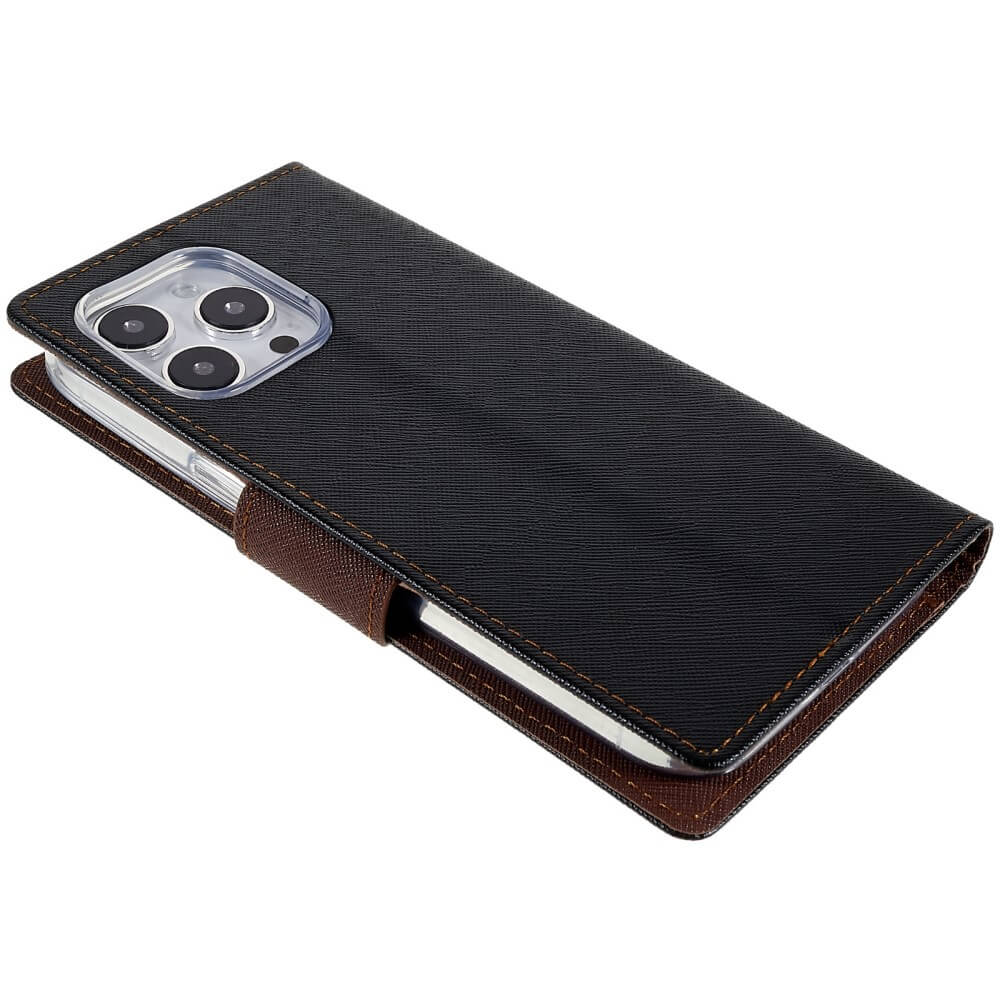 iPhone 14 Pro Max - Goospery Fancy Case Cover marrone