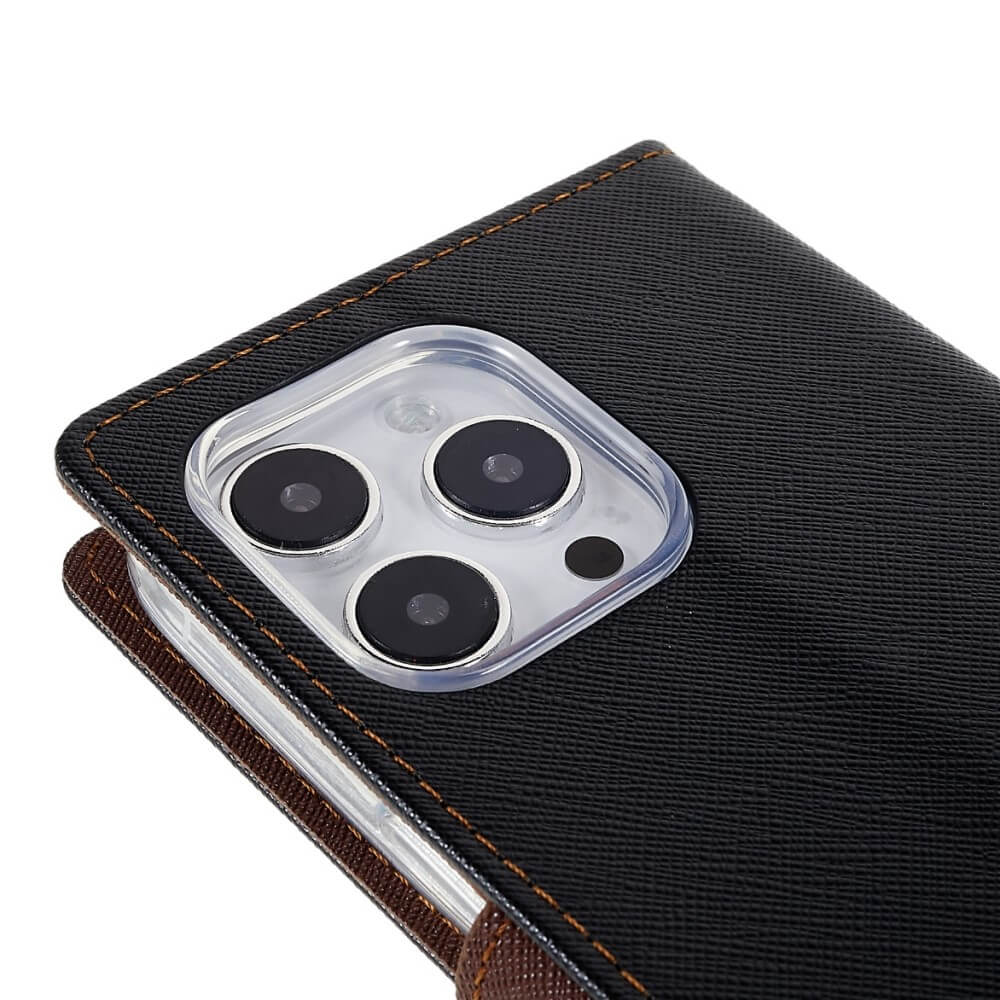 iPhone 14 Pro Max - Goospery Fancy Case Cover marrone