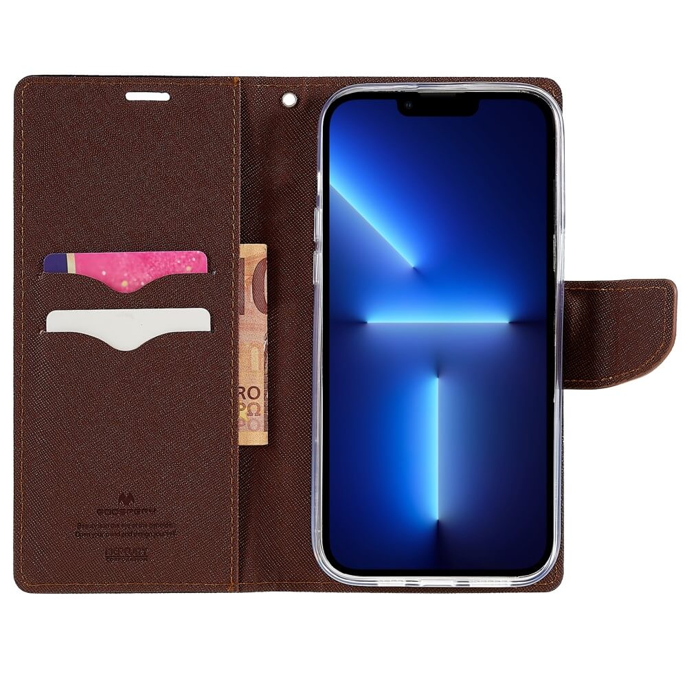iPhone 14 Pro Max - Goospery Fancy Case Cover marrone