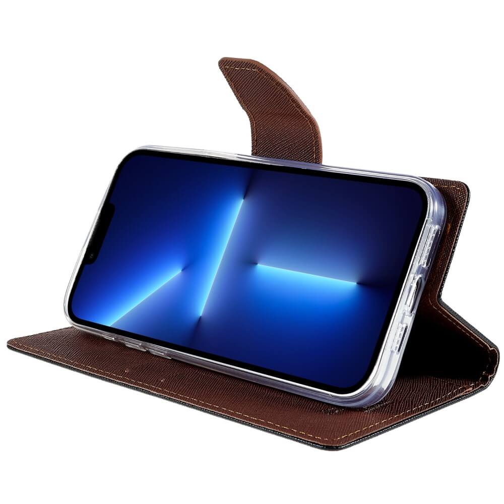iPhone 14 Pro Max - Goospery Fancy Case Cover marrone