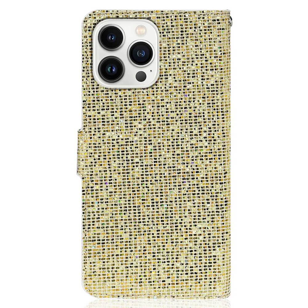 iPhone 14 Pro - Glitter Leather Case
