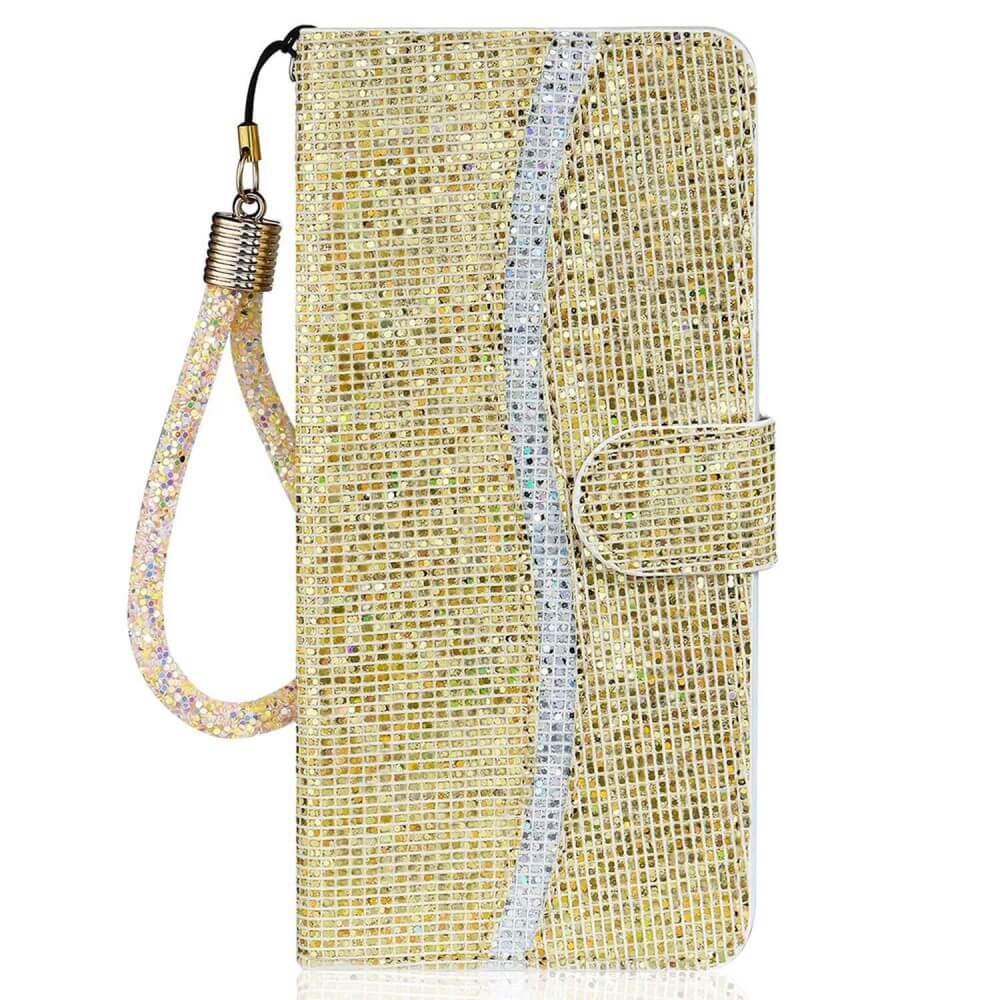 iPhone 14 Pro - Glitter Leather Case