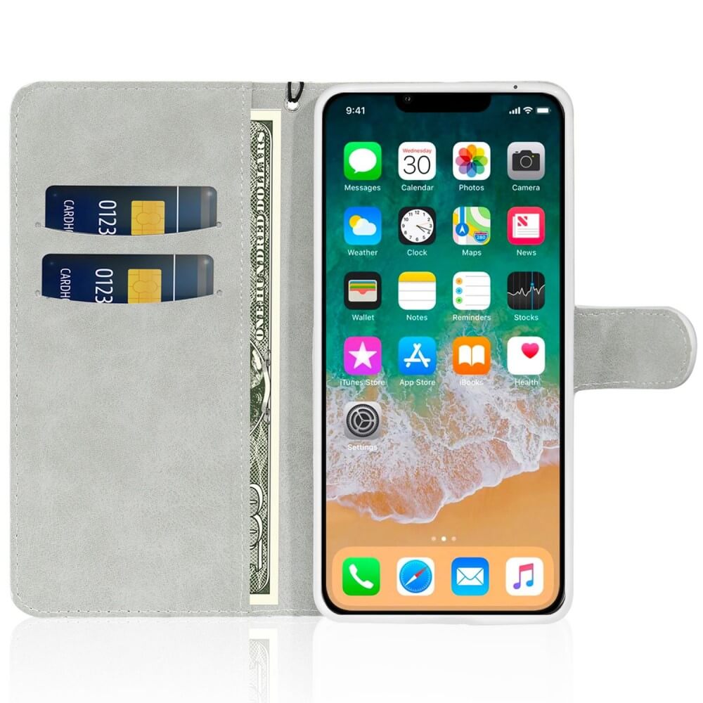 Iphone 14 Plus - Custodia In Pelle Glitterata