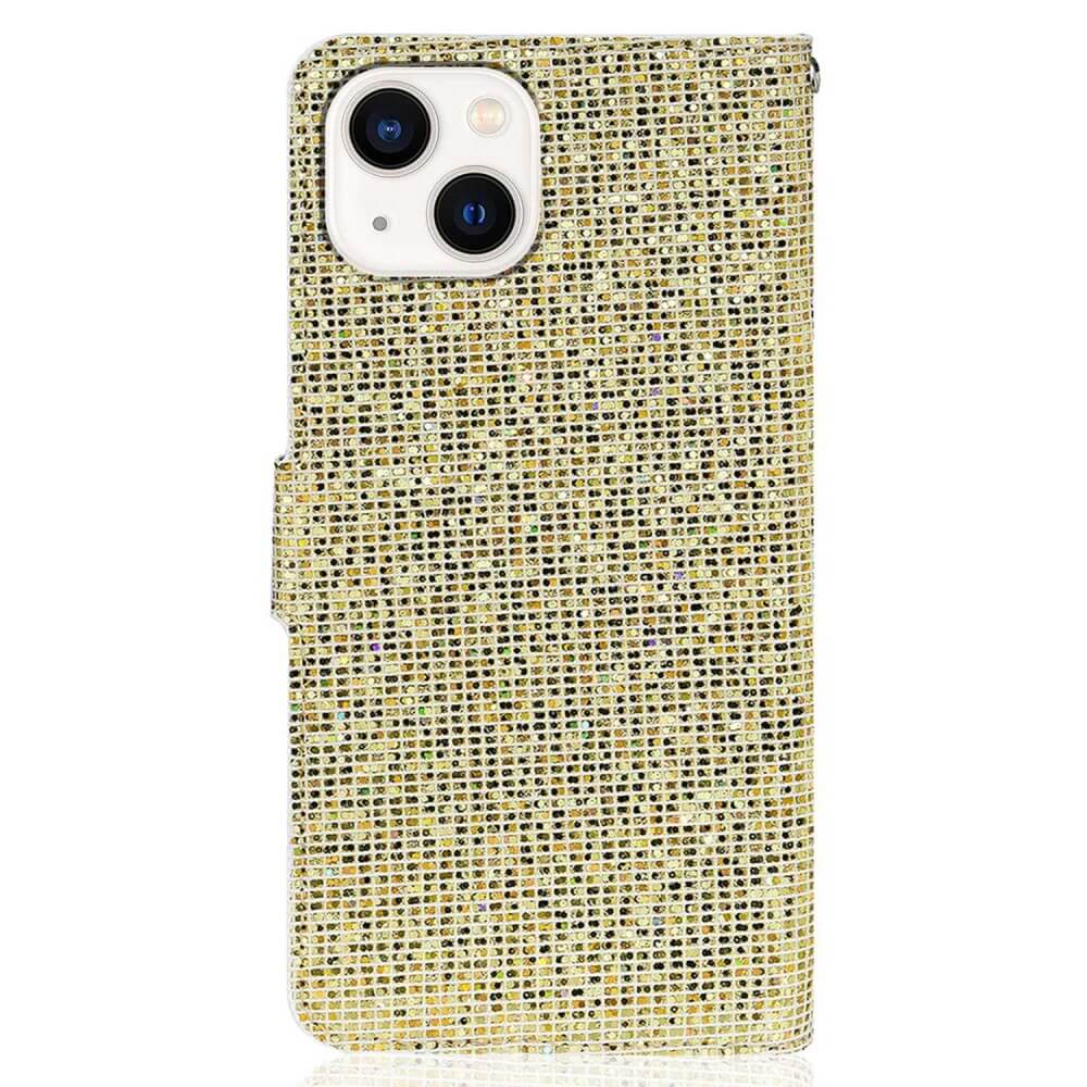 iPhone 14 - Glitter Leather Case