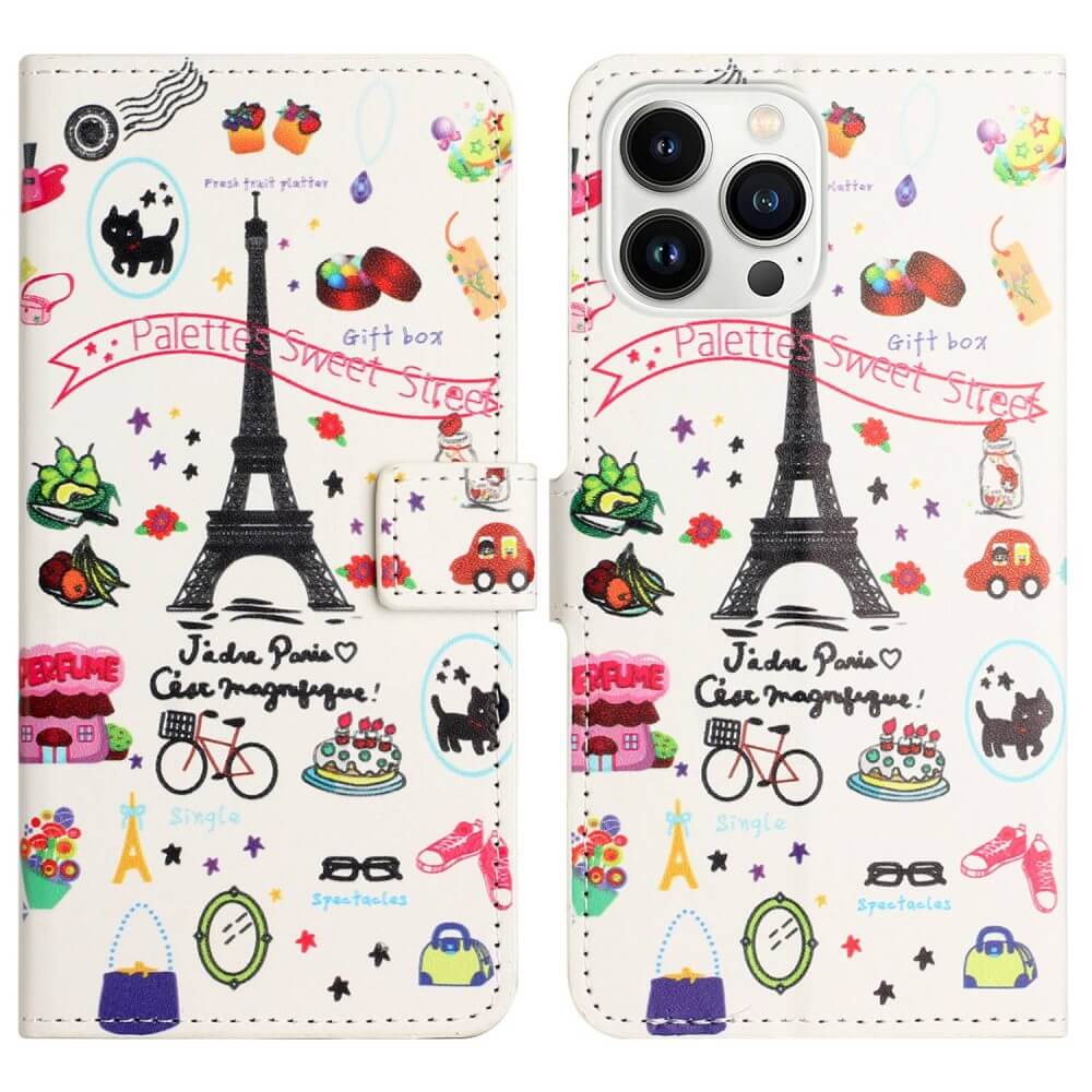 iPhone 14 Pro Max - Leather Case Cover Paris
