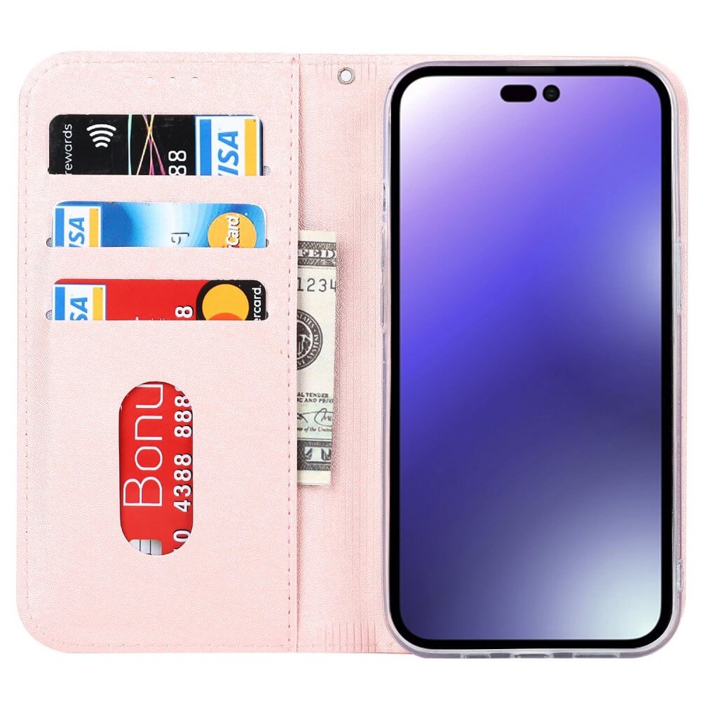 Iphone 14 Pro Max - Silk Texture Flip Case