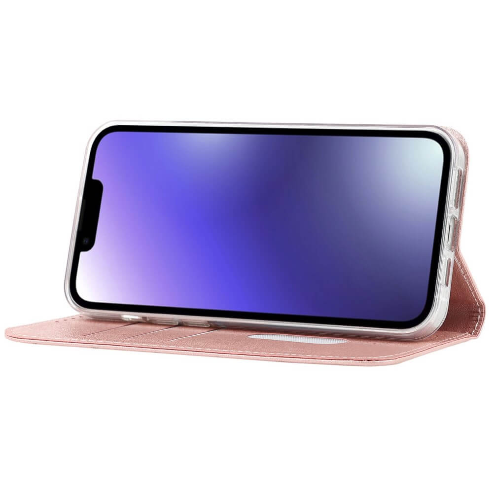 Iphone 14 Plus - Custodia Flip Silk Texture