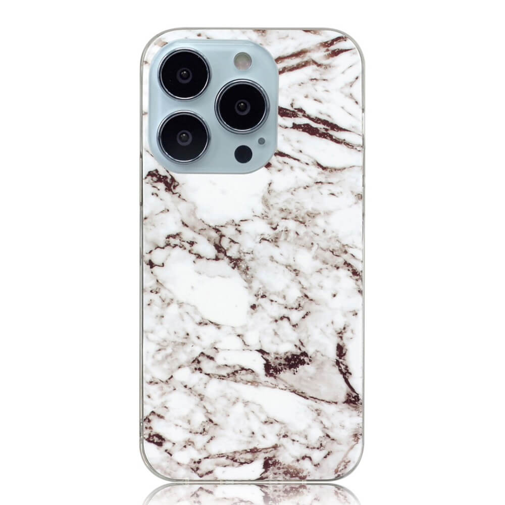 iPhone 14 Pro - Silikon Gummi Case Marble