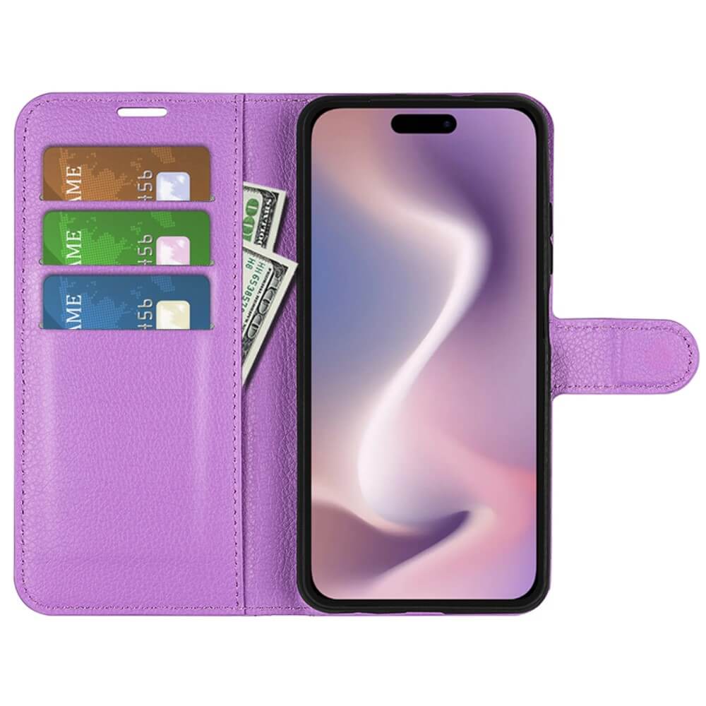 iPhone 16 Pro - Coque en similcuir
