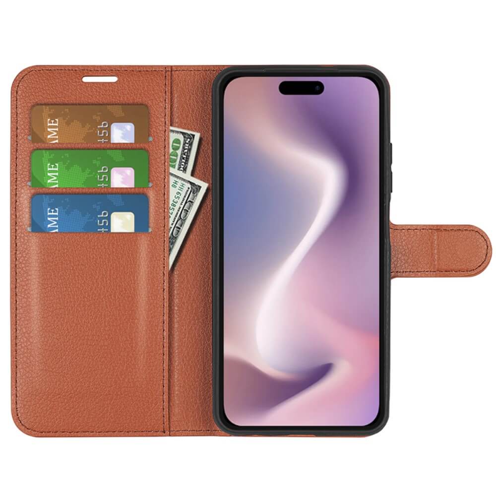 iPhone 16 Pro - Coque en similcuir