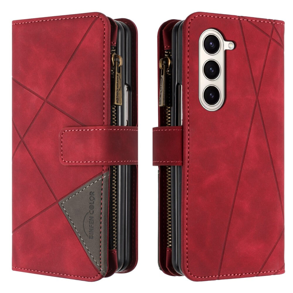 Galaxy Z Fold6 - BINFEN Custodia a portafoglio bicolore