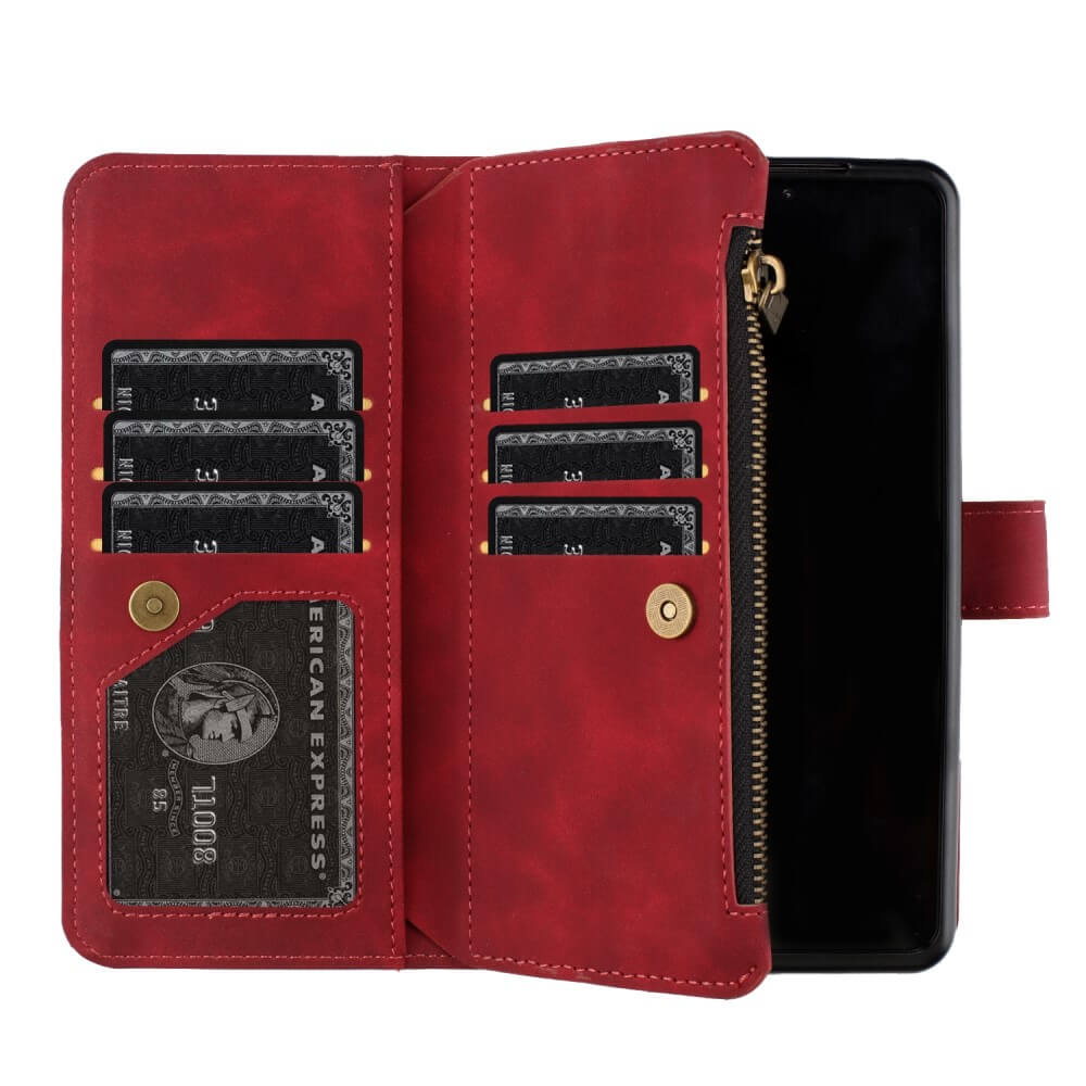 Galaxy Z Fold6 - BINFEN Custodia a portafoglio bicolore