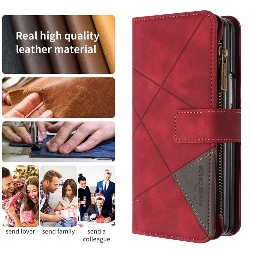 Galaxy Z Fold6 - BINFEN Custodia a portafoglio bicolore