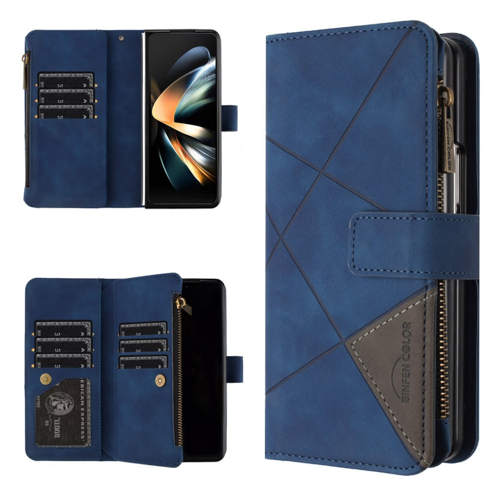 Galaxy Z Fold6 - BINFEN Custodia a portafoglio bicolore