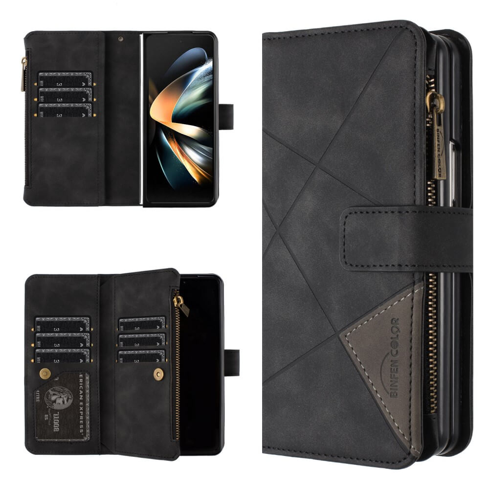 Galaxy Z Fold6 - BINFEN Custodia a portafoglio bicolore