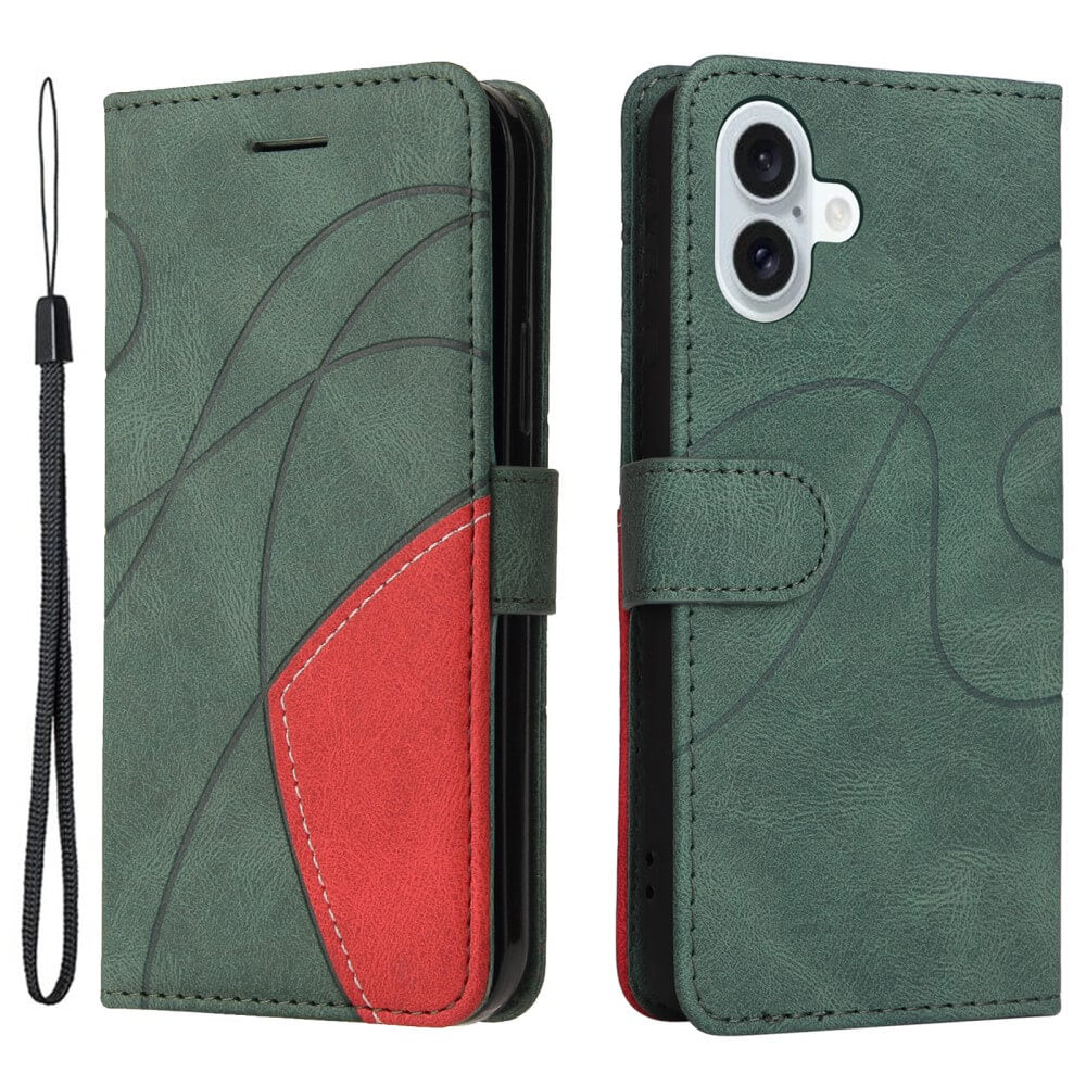 iPhone 16 Plus - Zweifarbige Etui Hülle