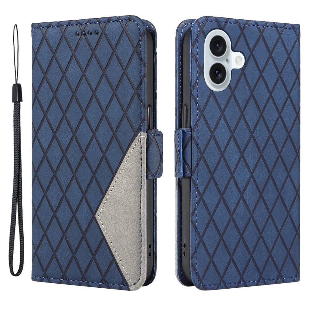 iPhone 16 Plus - Rhombus Handyhülle Etui