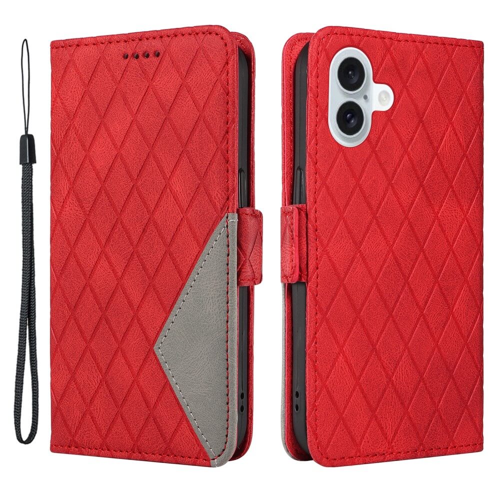 iPhone 16 Plus - Rhombus Handyhülle Etui