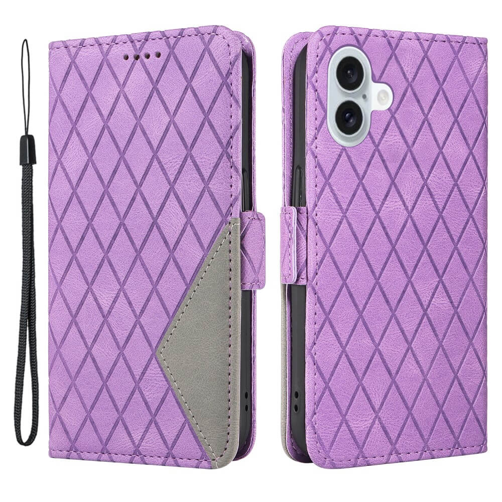 iPhone 16 Plus - Rhombus Handyhülle Etui